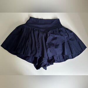 Aerie Navy Flowy Athletic Shorts